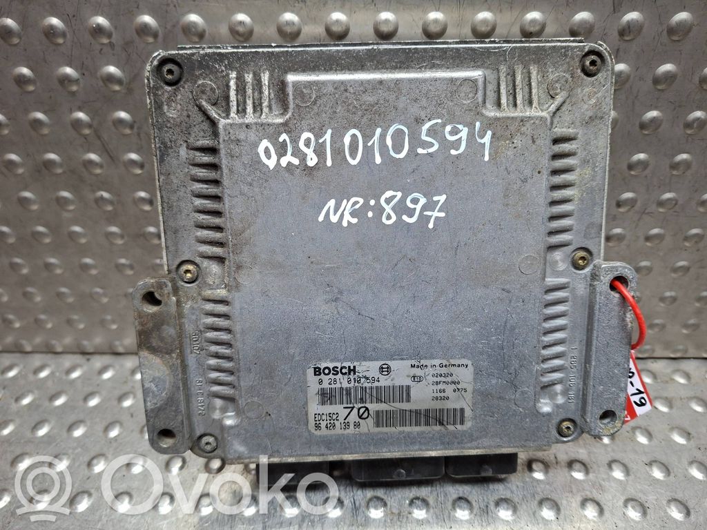 Peugeot 206 Engine control unit/module 
