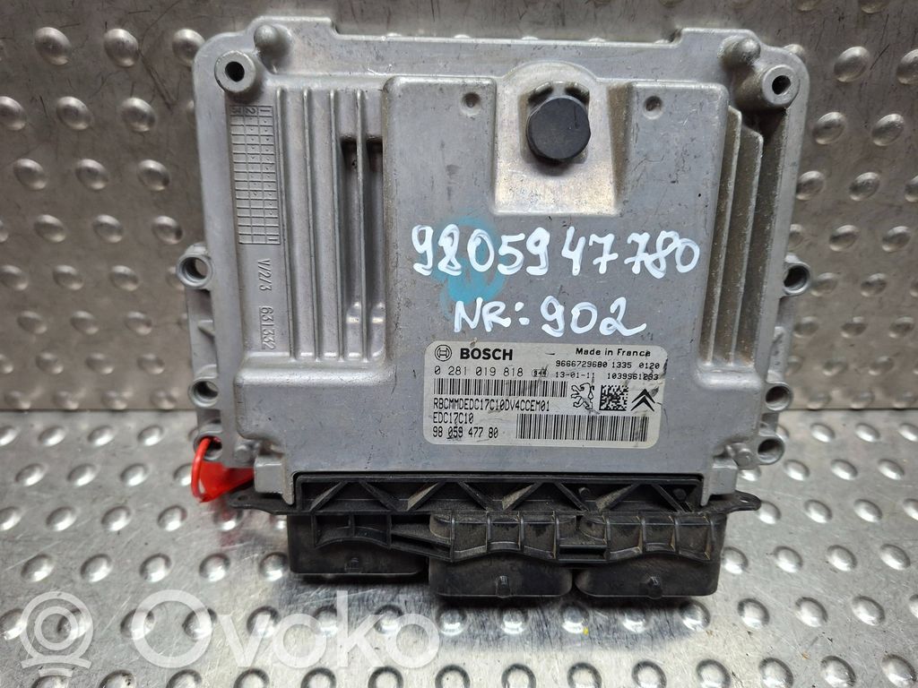 Citroen C3 Engine control unit/module 