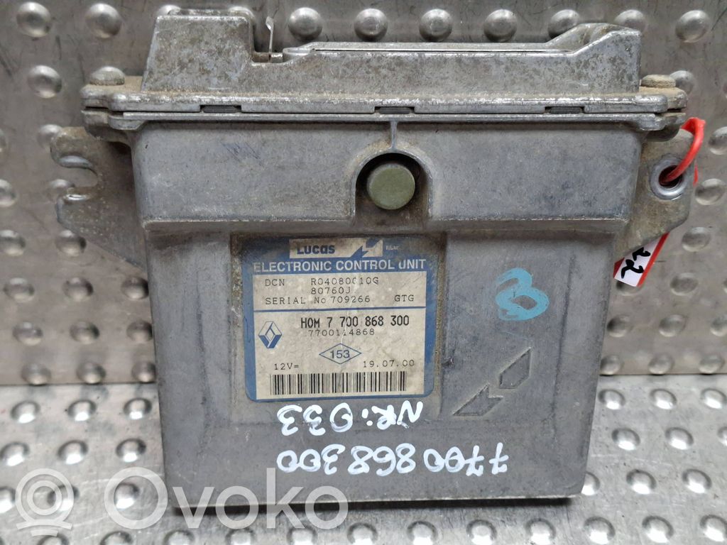 Renault Kangoo I Engine control unit/module 