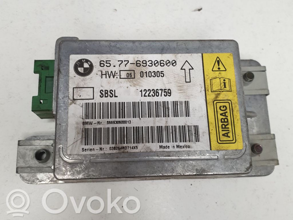 Airbag control unit/module   65776930600,6930600