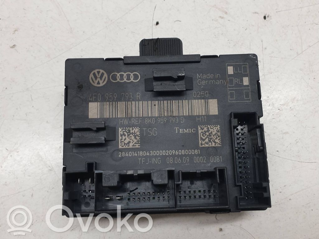 Audi A6 S6 C6 4F Unidad de control/módulo de la puerta 