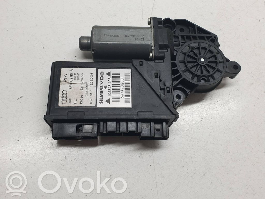 Audi A4 S4 B7 8E 8H Silniczek podnoszenia szyby drzwi tylnych 