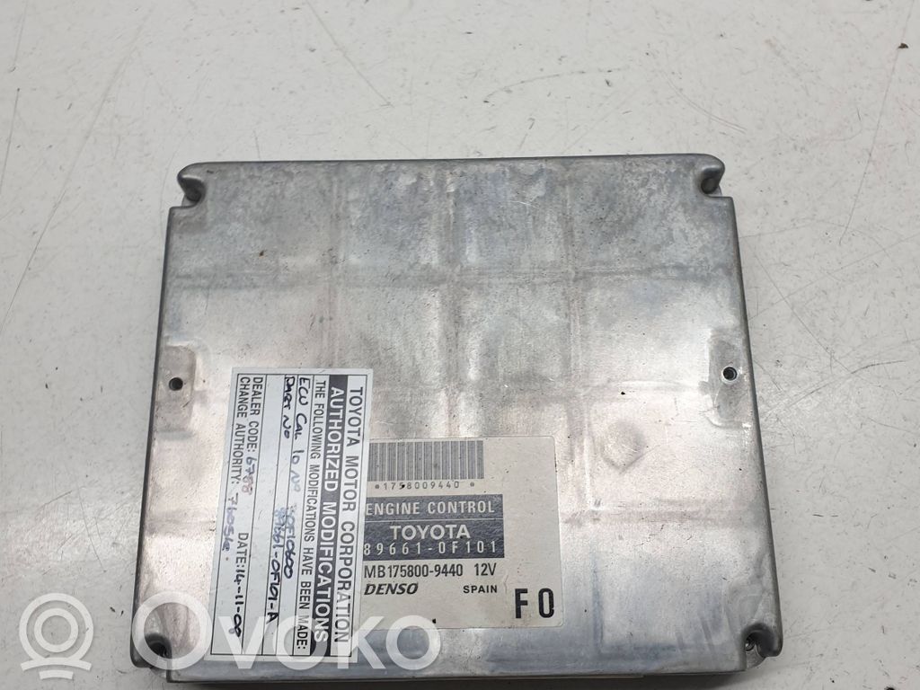 Toyota Corolla Verso AR10 Engine control unit/module 