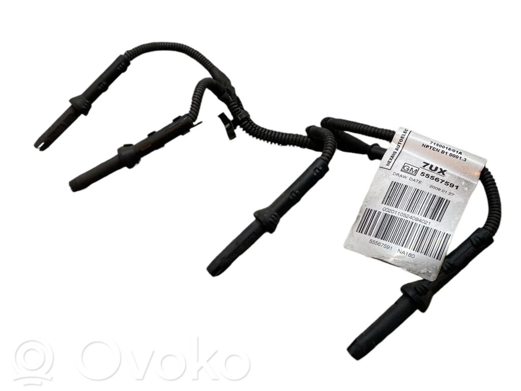 Opel Astra J Glow plug wires 