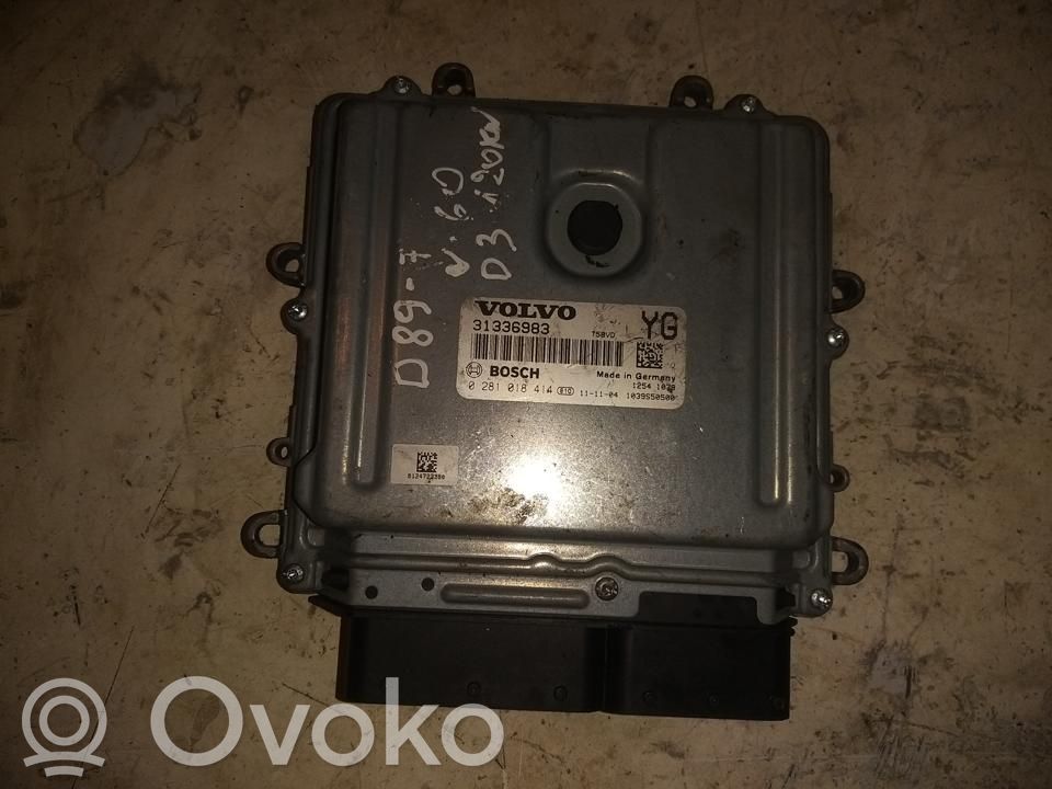 Volvo V60 Unidad de control/módulo del motor 