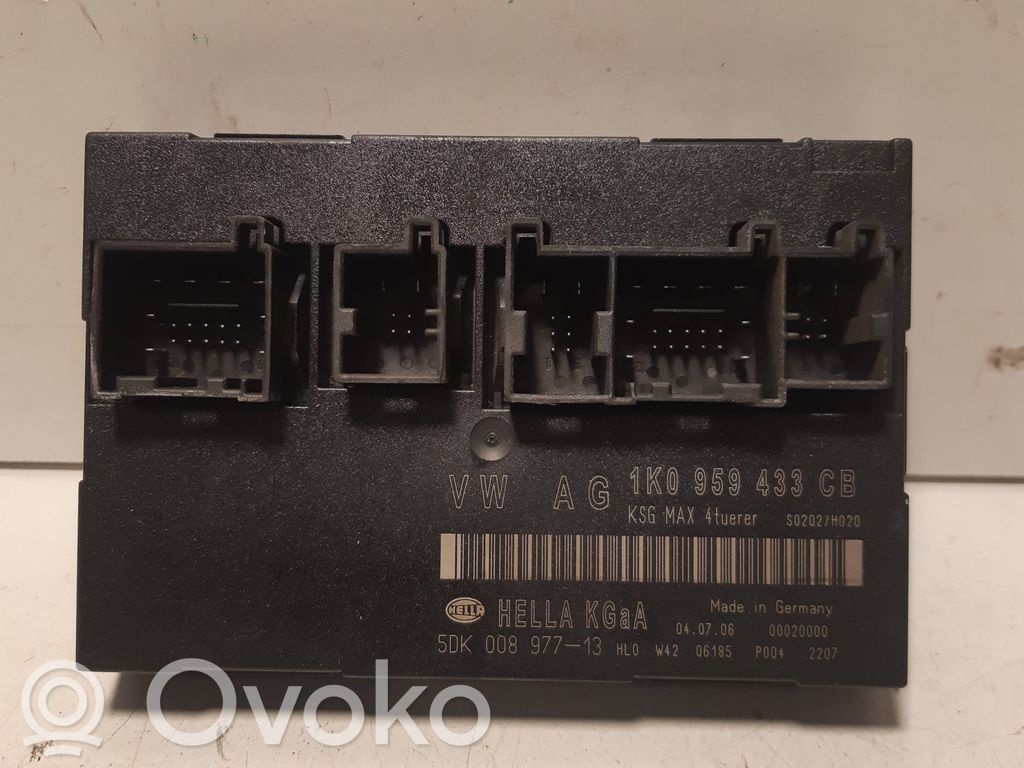 Volkswagen Touran I Moduł / Sterownik komfortu 