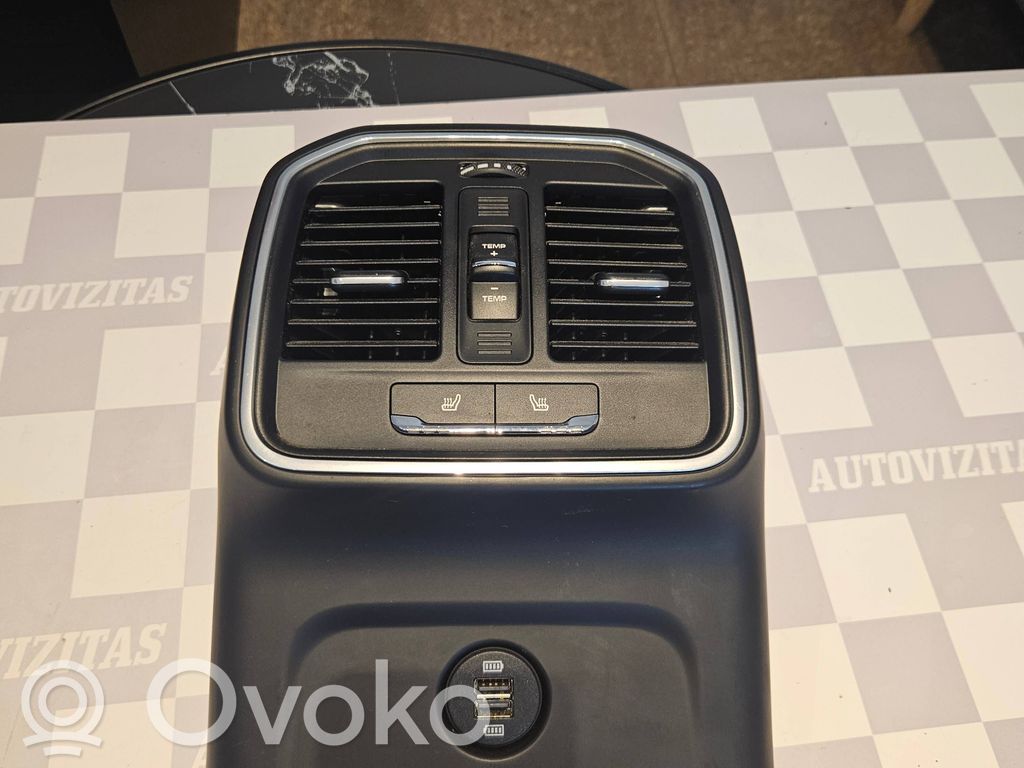 Porsche Macan (95B) Kratka nawiewu tylna tunelu środkowego 