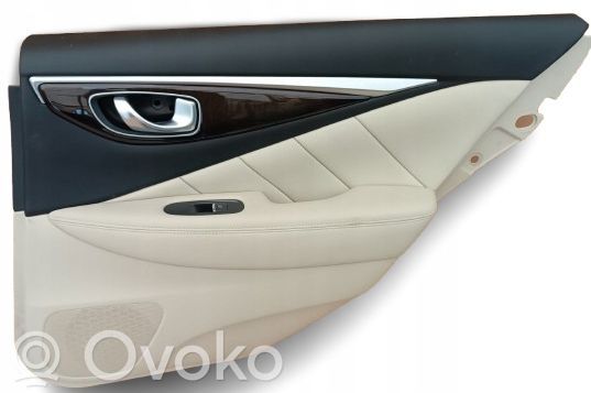 Infiniti Q50 Boczki / Poszycie drzwi tylnych 