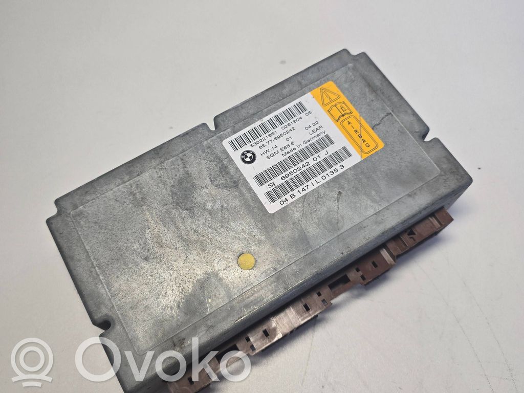 BMW 7 E65 E66 Module de contrôle airbag 