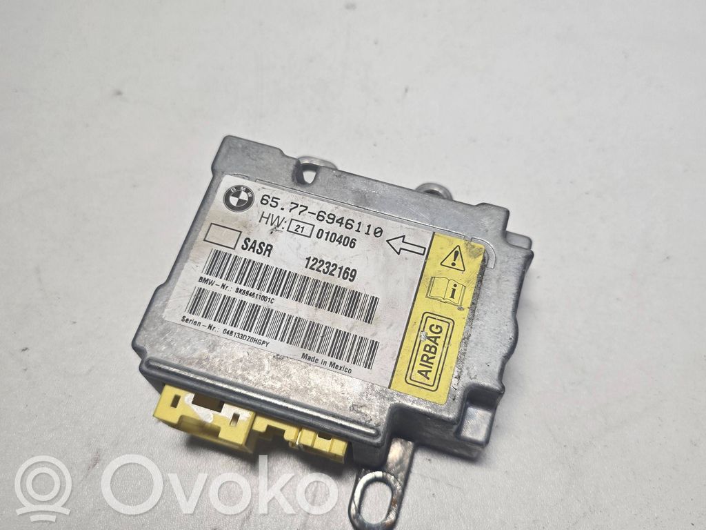 Unidad de control/módulo del Airbag   65776946110