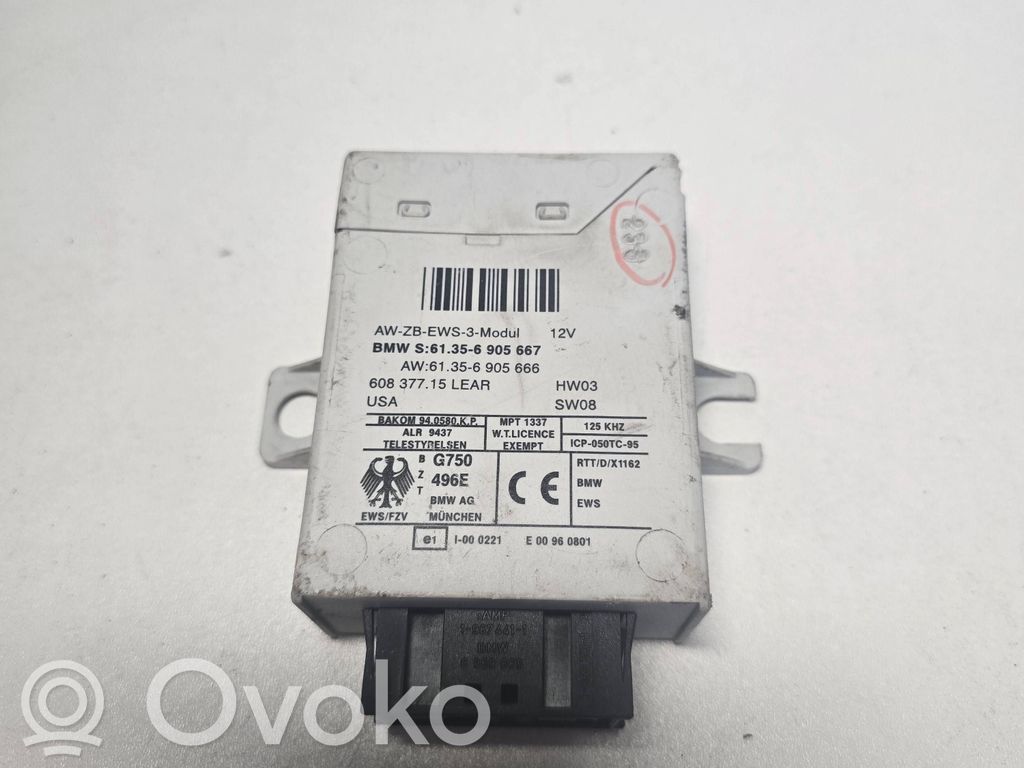 Unidad de control/módulo inmovilizadora   61356905667