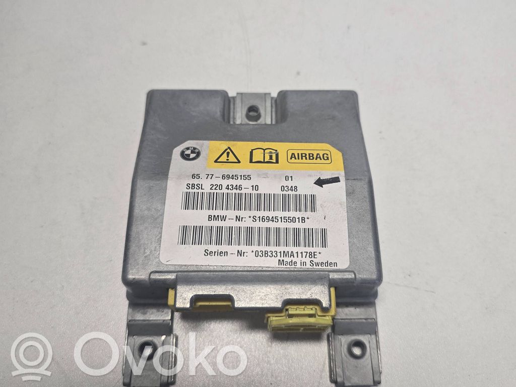 BMW 5 E60 E61 Airbag control unit/module 