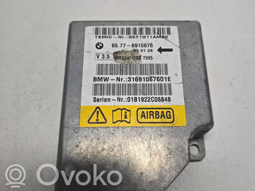 BMW 5 E39 Module de contrôle airbag 