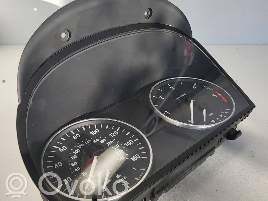 BMW 3 E90 E91 Spidometrs (instrumentu panelī) 