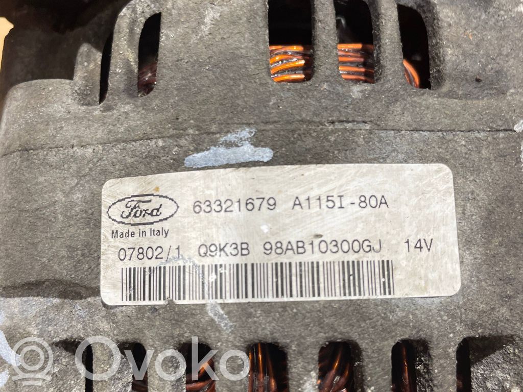 Ford Fiesta Alternador 