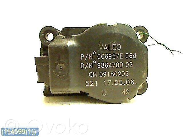 Silniczek nagrzewnicy nawiewu klimatyzacji A/C   09180203,006967EVALEO
