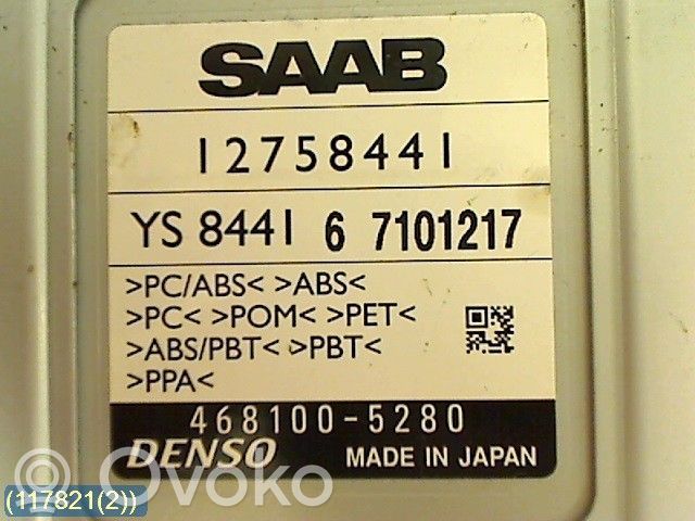 GPS navigation control unit/module   12758441,4681005280DENSO