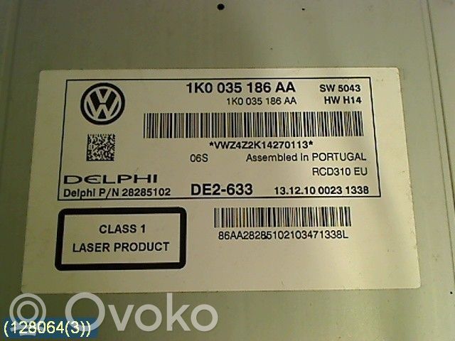 Volkswagen Caddy Panel / Radioodtwarzacz CD/DVD/GPS 