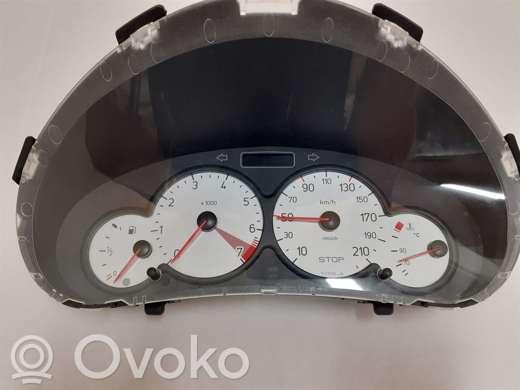 Peugeot 206 Geschwindigkeitsmesser Cockpit 