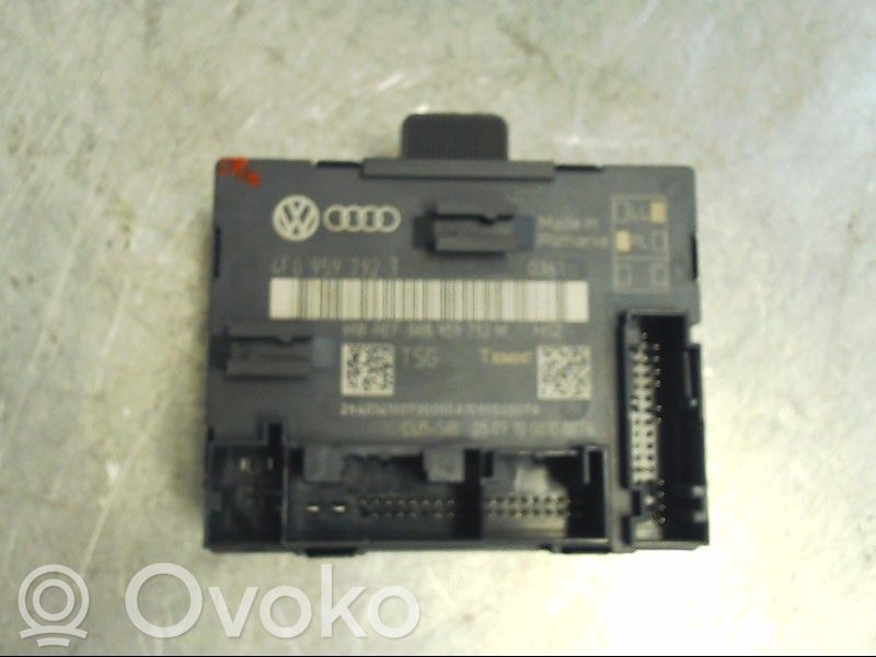 Unité de commande module de porte   4F0959792T,TEMIC,4F0959792T