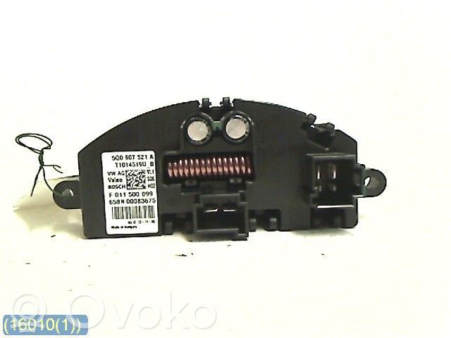 Volkswagen Golf VII Rezystor / Opornik dmuchawy nawiewu 
