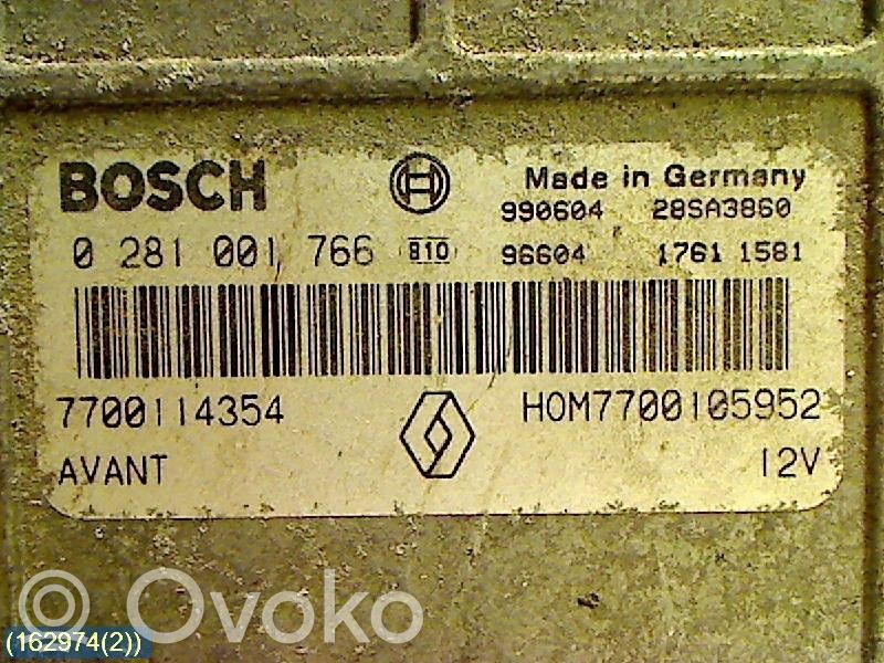 Sterownik / moduł wtrysku   7700114354,0281001766BOSCH