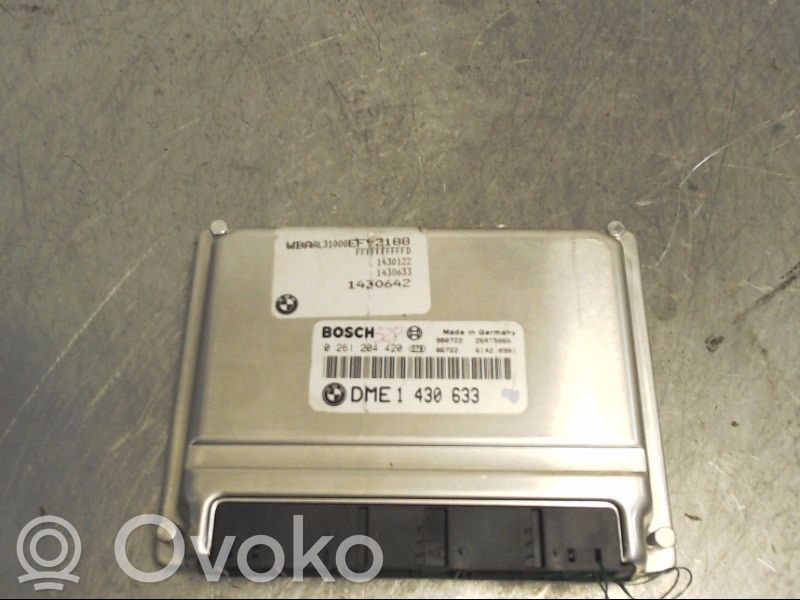 BMW 3 E46 Iesmidzināšanas sistēmas vadības bloks 