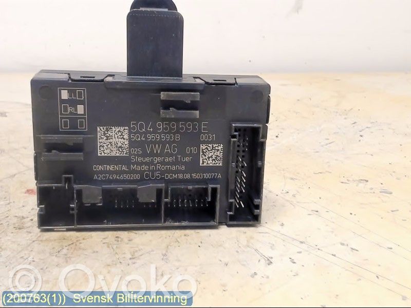 Unidad de control/módulo de la puerta   5Q4959593E,A2C7494650200,5Q4959593E