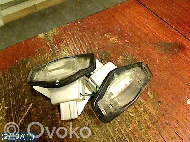 Honda Accord Éclairage de plaque d'immatriculation 