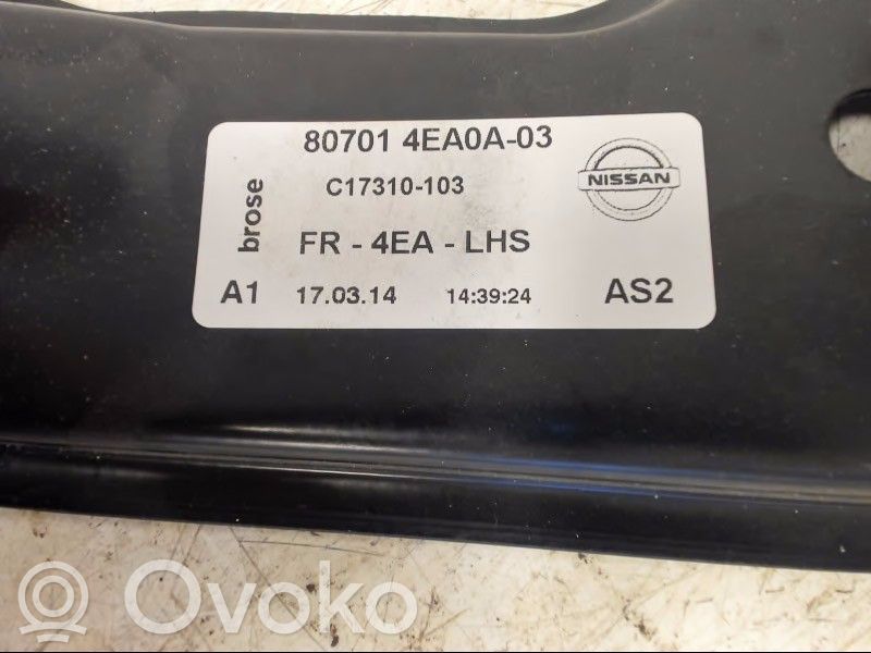 Nissan Qashqai Elektryczny podnośnik szyby drzwi przednich 