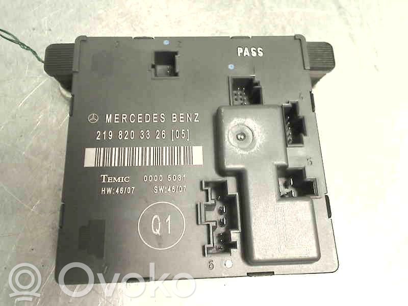 Mercedes-Benz CLS C219 Sterownik / Moduł drzwi 