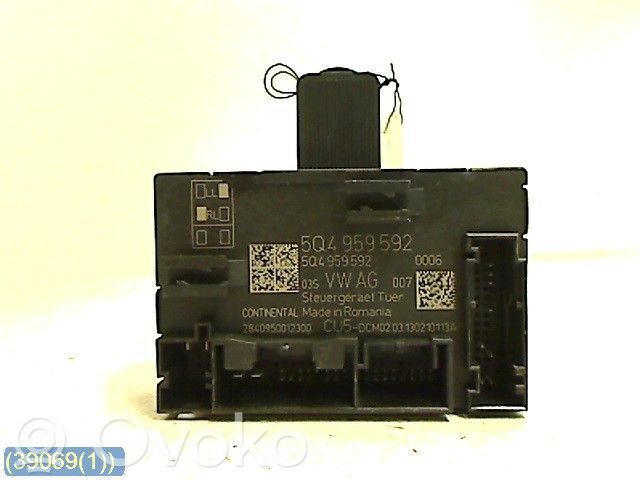 Skoda Octavia Mk3 (5E) Centralina/modulo portiere