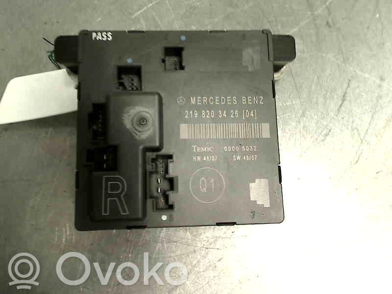 Unité de commande module de porte   A2198203426,00005032TEMIC,2198203426