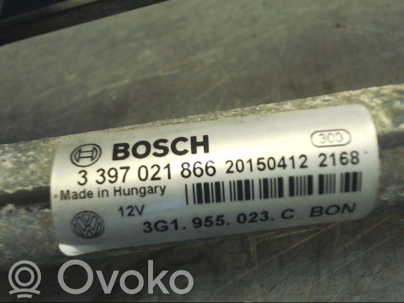 Volkswagen PASSAT B8 Tiranti del tergicristallo anteriore