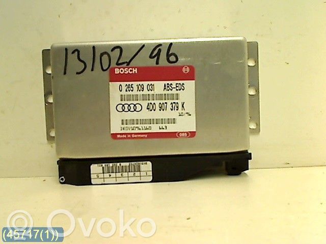 Unidad de control/módulo del ABS   4D0907379K,0265109031BOSCH