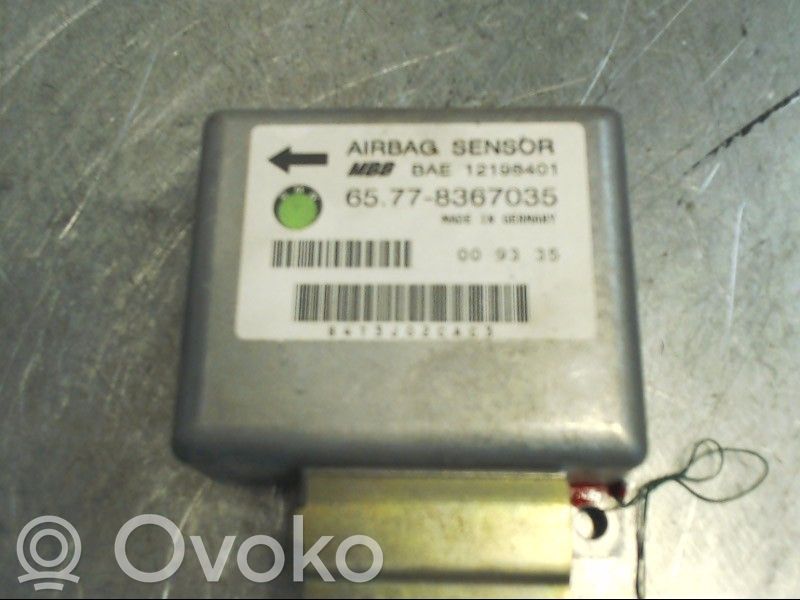 Module de contrôle airbag   65778369828,12198401MBBBAE,65778367035