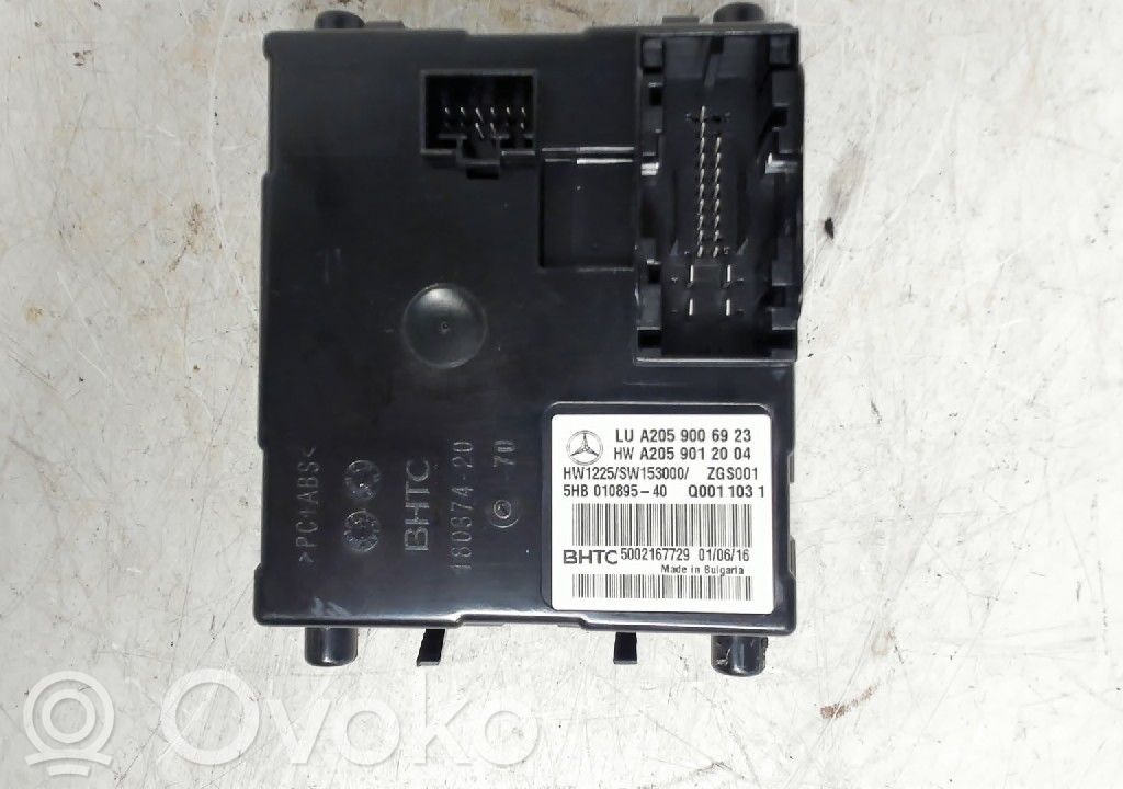 Mercedes-Benz C W205 Unitate control aer condiționat/încălzire 