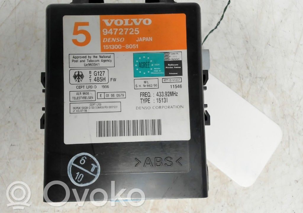 Volvo S70  V70  V70 XC Centralina/modulo allarme 