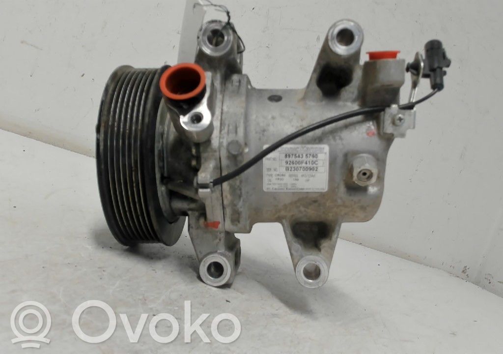 Air conditioning (A/C) compressor (pump)   CR08D,8975435760