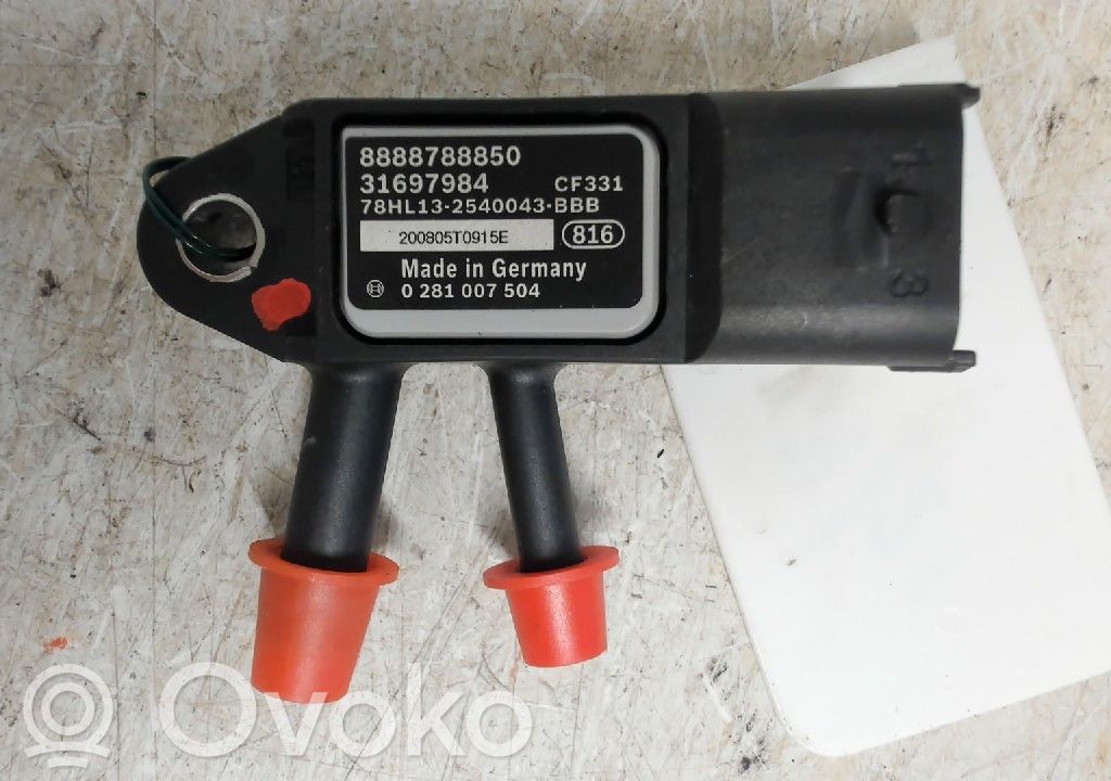 Volvo S90, V90 Czujnik temperatury spalin 