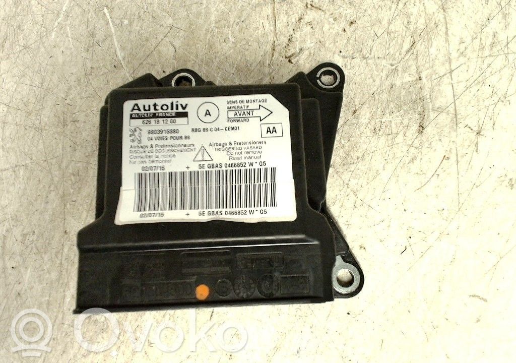 Citroen Berlingo Airbag control unit/module 