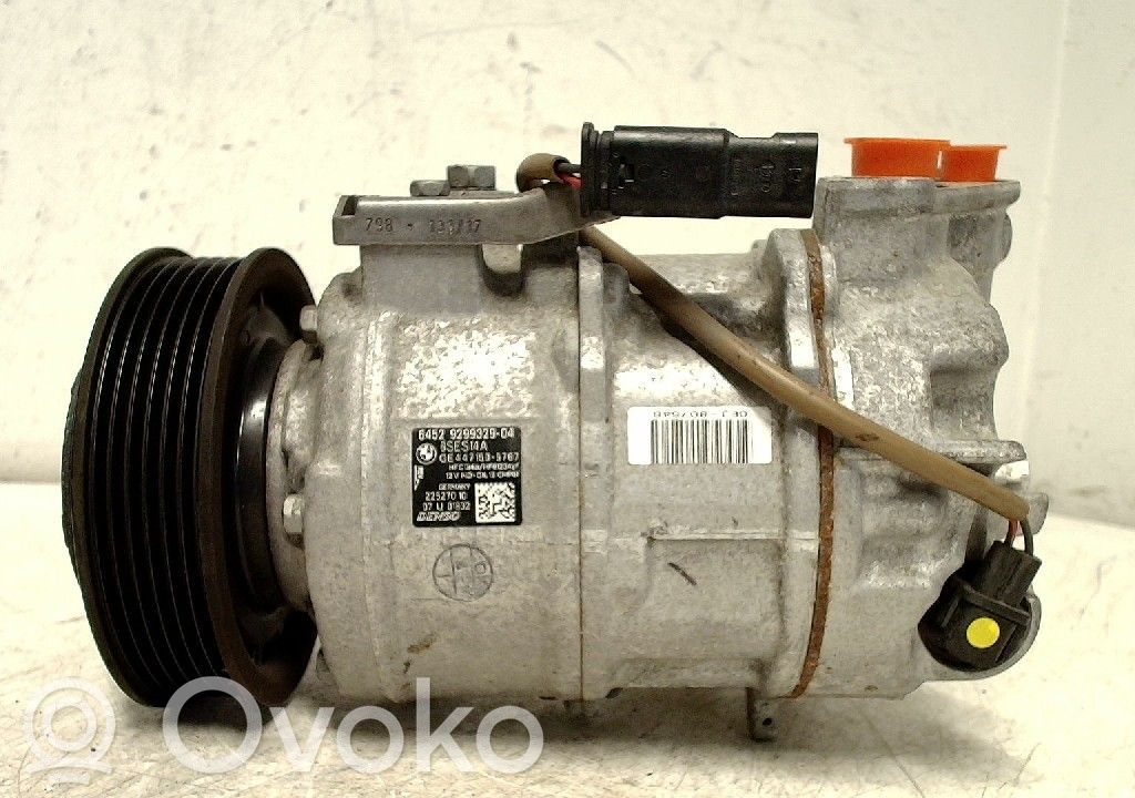 BMW 3 F30 F35 F31 Compresor (pompă) aer condiționat (A/C) 