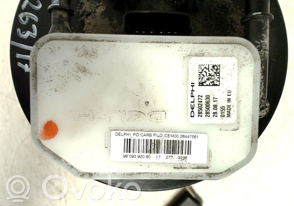 Citroen Jumpy Bomba de alta presión de inyección de combustible 