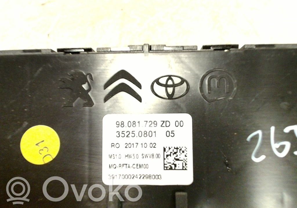 Citroen Jumpy Unitate control climatizare 