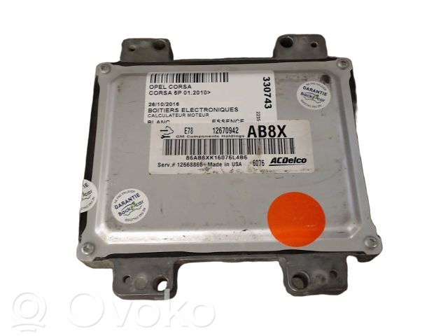 Opel Corsa E Engine control unit/module ECU 