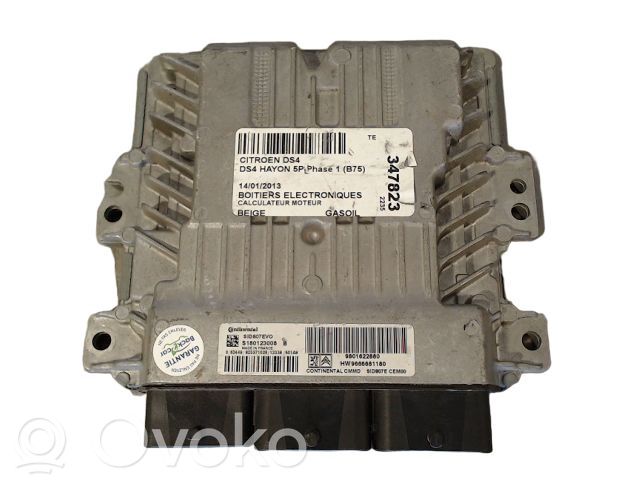 Citroen DS4 Unité de commande, module ECU de moteur 