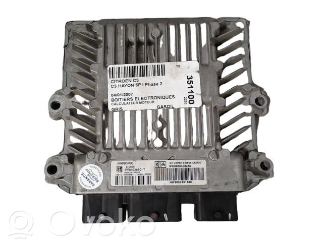 Citroen C3 Engine control unit/module ECU 