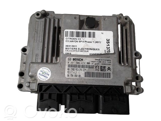 Citroen C3 Engine control unit/module ECU 
