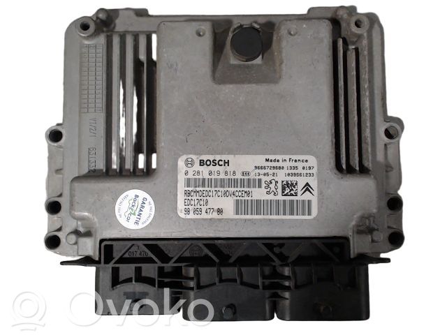 Engine control unit/module ECU   1609529480,1609529480,EDC17C110PSA