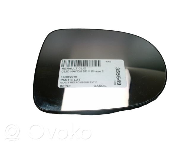 Renault Clio III Sticlă oglindă laterală 